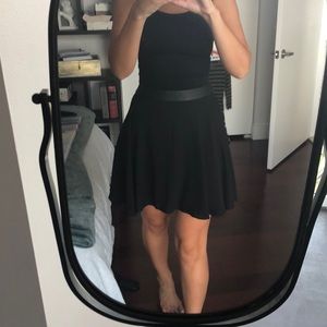 Express Black Skirt with Leather Band Size 4